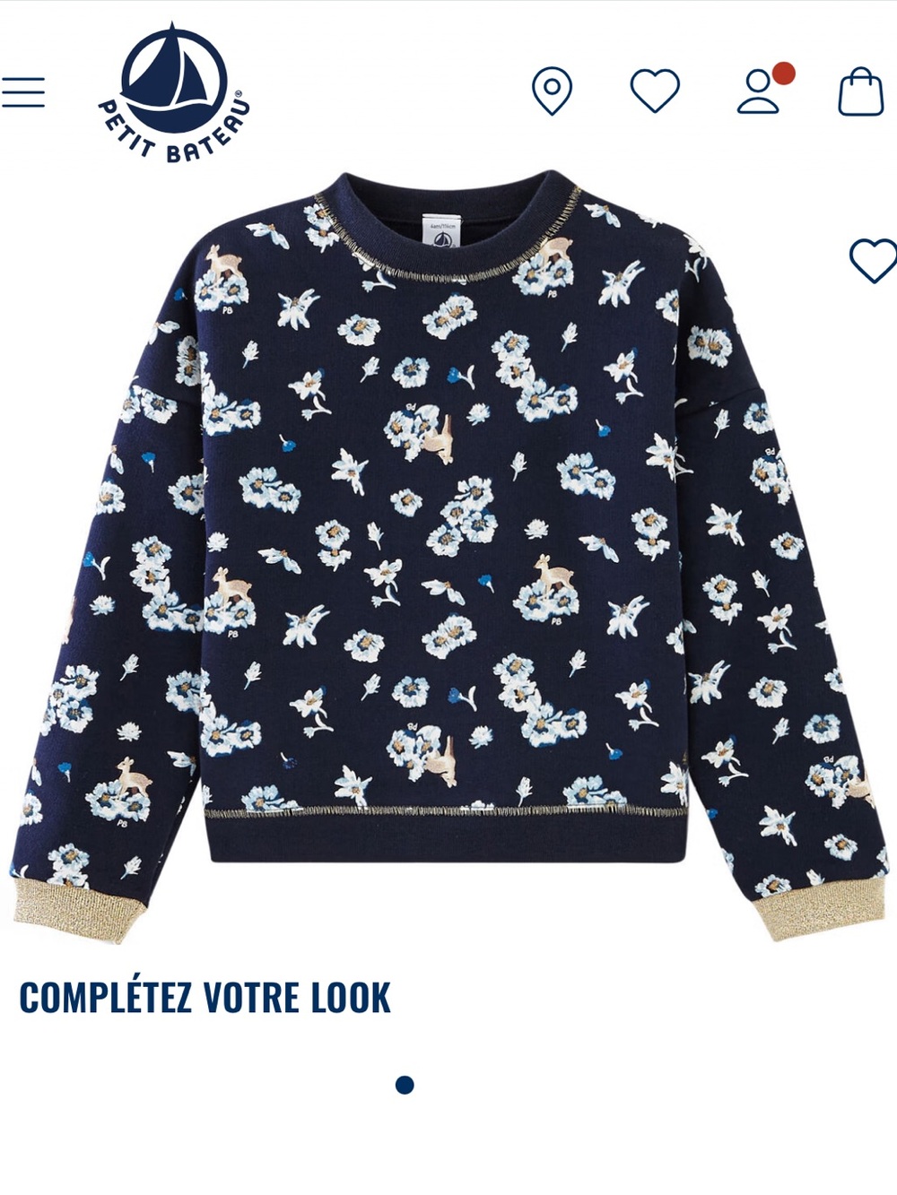 Petit Bateau Sweat Set
